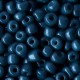 Seed beads 6/0 (4mm) Oxford blue